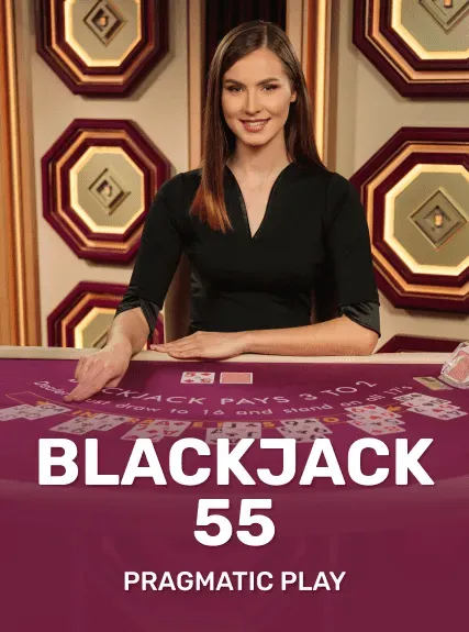 Blackjack 55 game tile